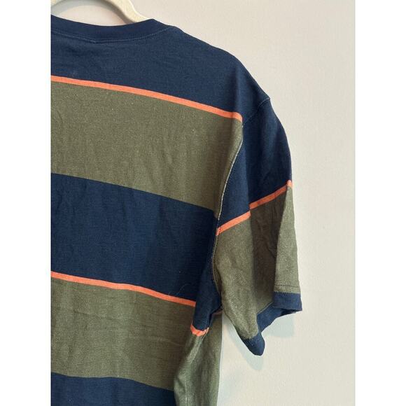 NWT Chubbies The Band About Striped Henley Blue Green Size Large - Picture 6 of 6